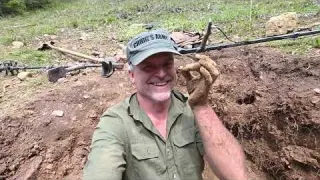 Montana Mountain Gold Detecting Private Claim Dig