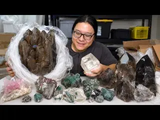 Unboxing Museum Grade Crystals from Brazil