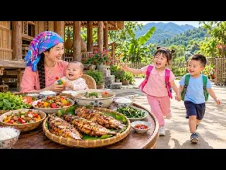 A Mother s Love Cooking Delicious Grilled Fish for My
