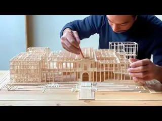 How to Make MANSION with 2 000 POPSICLE STICKS by