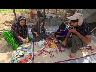 Alone in the Wild Zagros Mountains Nomad Family Builds a