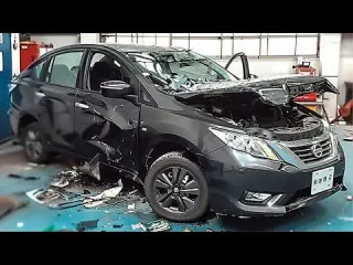 Man Fully Repairs DESTROYED CAR From Scratch Mechanic