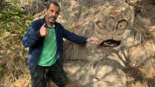 Define Kasasını Koruyan Yılan Çıkınca Saldırıya Başladı