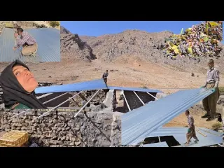 Building a shelter resistant to autumn cold and mountain