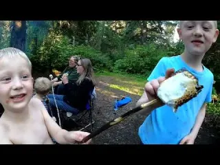 Survival Camping with my 2 yr old in Alaska His first Time