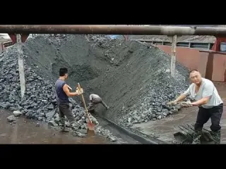 Barge Unloading Ore asmr unloading viralvideo healing