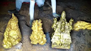 I was looking for treasure in the mine and found some big