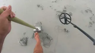 Glad I Chased THE BIRDS on this BEACH metaldetecting beach
