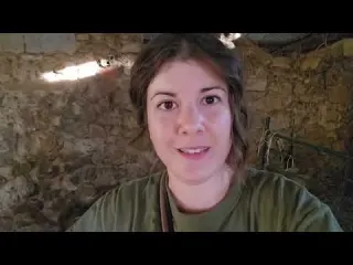 Enseñando a carear a Tinto y salvando a una cordera