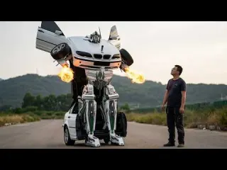 Man Turns Old Car into Real Life TRANSFORMER Crazy Homemade