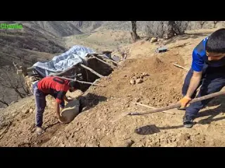 Can We Survive Winter Here Nomad Shelter Bread in Zagros
