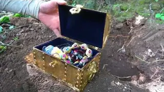 I searched for treasure in the wilderness and dug up a pure