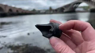 Mudlarking Under 400 Year Old Bridge in Ancient Town of