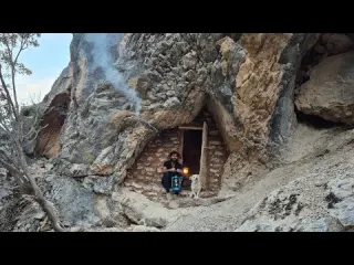 I Built a Hidden Cave Home on a Dangerous Mountain With My