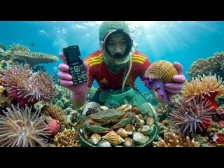 Phát Hiện Chiếc Điện Thoại Dưới Đáy Biển Trong Ngày Thợ Lặn