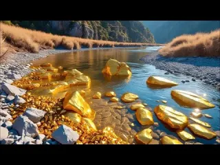 amazing Treasure at the River worth from Gold Nuggets