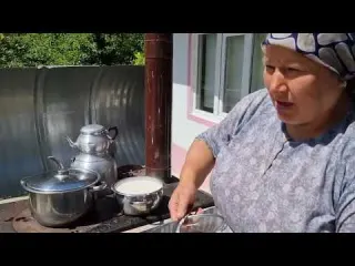 KUZİNE SOBADA SÜTLAÇ YAPIYORUZ