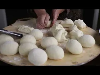 Traditional Kutabs With Edible Forest Greens Outdoor Cooking
