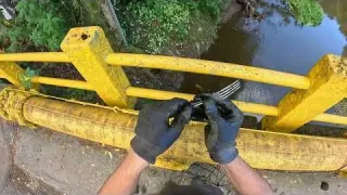 PESCAMOS CUCHILLOS de CRÍMENES en el RÍO