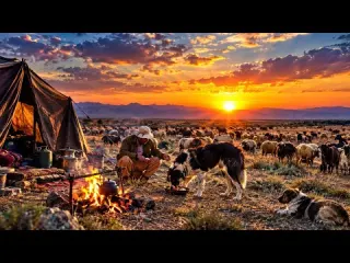 Life on the Edge A Nomadic Shepherd s Night With His Flock