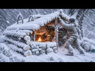 This Wooden House Saved Me from Rainstorms and Snowstorm I