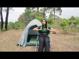 Solo Forest Camping Cooking Painting and Fun in the nature