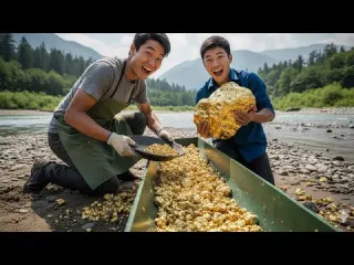 A Small Puddle Hiding a Huge Amount of Gold gold goldmining