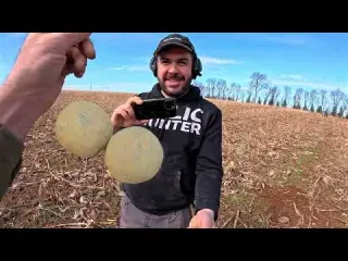 Silver Coin Found at Historic Civil War Camp Metal Detecting