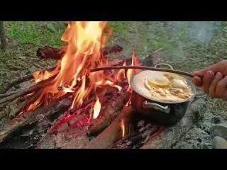 Two Nights Solo Camp Part Two Building an Off the Ground