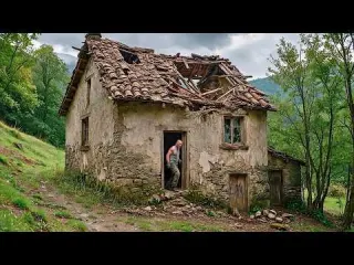 Man Turns WWII Era Stone Ruin Into Dream Home In Just One