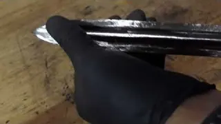 RESTAURATION A 100 DU GLAIVE DE POMPIER 1833 AVEC DES