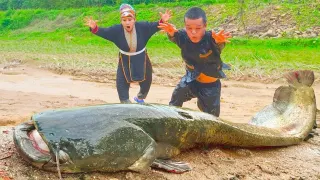Giant Catfish Discovery and Monkey Encounter