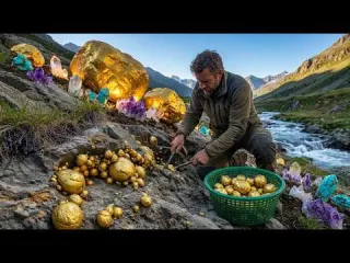The Ultimate Treasure Rock Extracting Gold and Gems by Hand