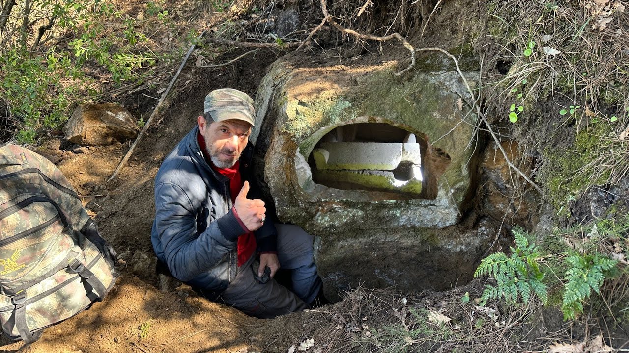 Doldurma Mezar Üstündeki Define Kasasını Açtık