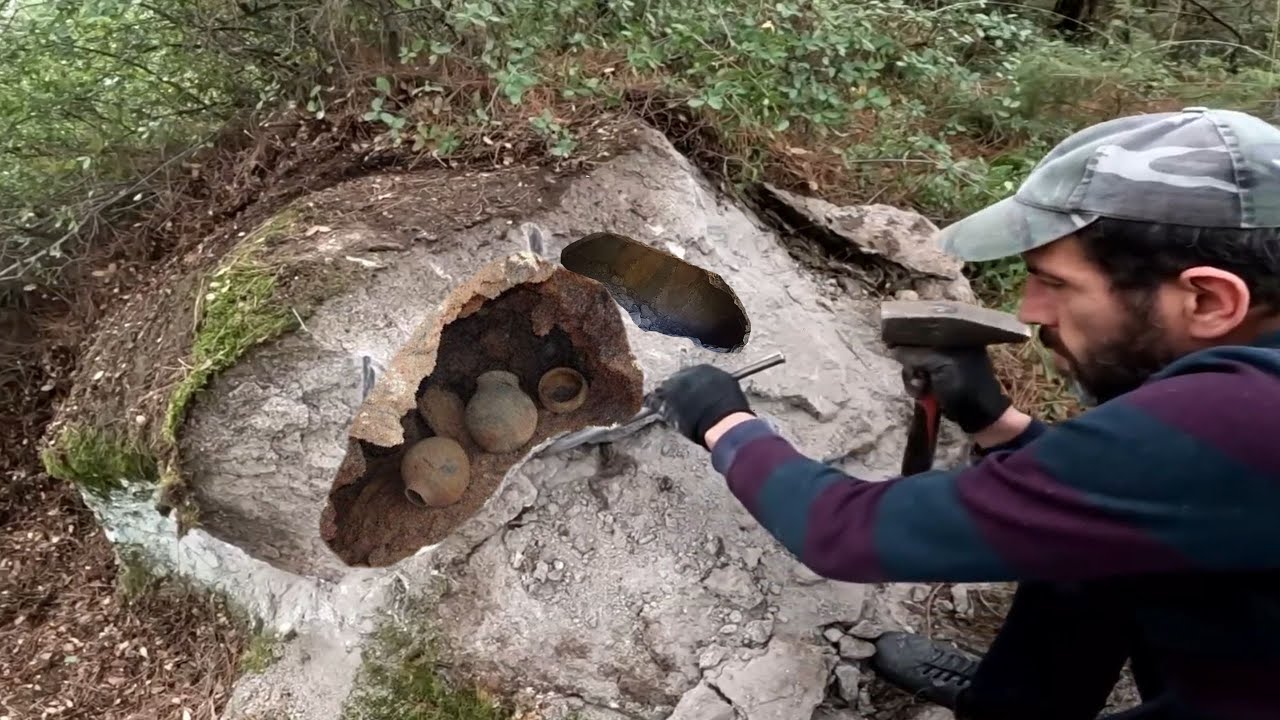 Eşkıyalar Kaya Define Kasasını Efsane Yapmışlar Açıyoruz