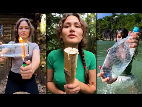 Best HACKS from Marusya camping survival bushcraft