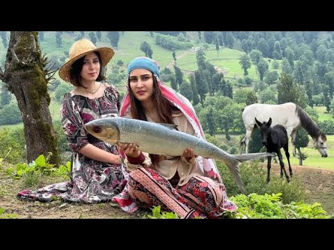 Daily Village Life : Cooking Big Fish in The Mountain