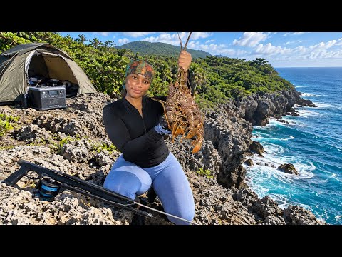 Camping On The Edge & Lived Off The Ocean