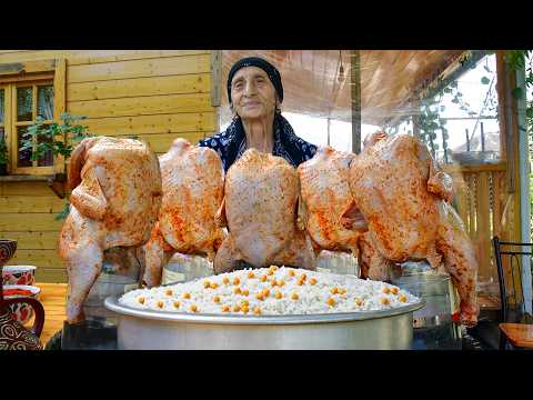 Grandma Cooked Whole Chickens in Glass Jars | Delicious