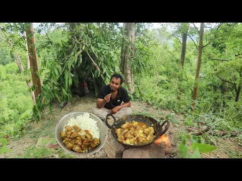 Survival Jungle BUSHCRAFT Camping making a shelter