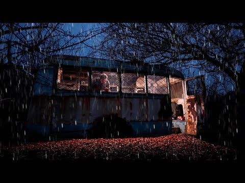 An old abandoned van saved me from the rain Solo