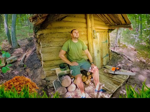 I'm making a terrace for my forest house