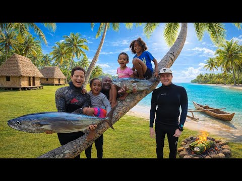 Living & Spearfishing-Remote Village FIJI | Giant fish |