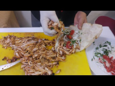 Evde Çok Pratik Ve Lezzetli Tavuk Döner Tarifi. Sokak