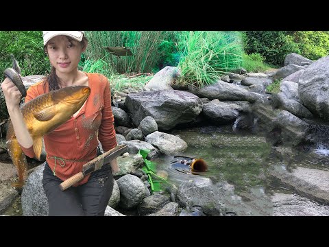 Survival how to catch fish in primitive times - Build