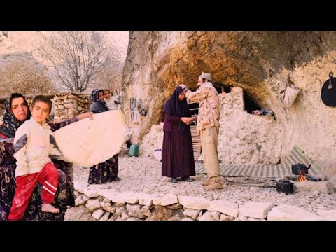 The pure tranquility of nomadic life: Baking local bread in
