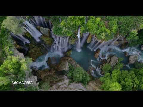 Hadim Göksu Yerköprü Şelalesi Drone 4K - Konya - Türkiye