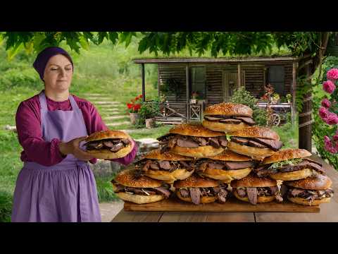 Homemade Pastrami Sandwiches Traditional Village Cooking