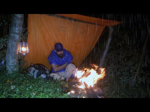 Solo Camping in the Heavy Rainforest: Bushcraft and Survival