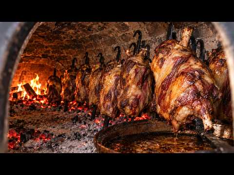 Extreme Turkish Lamb Tandoor The Full Cooking Process
